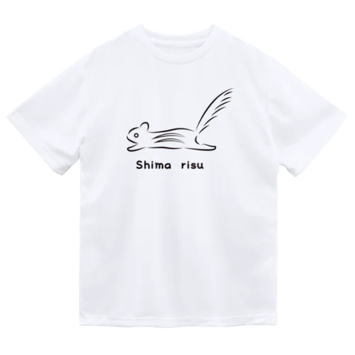 Shimarisu_モノクロ ドライTシャツ