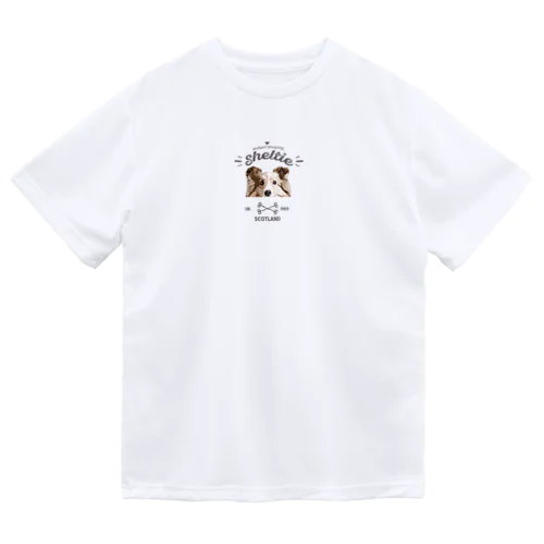 ひょっこりSheltie ドライTシャツ