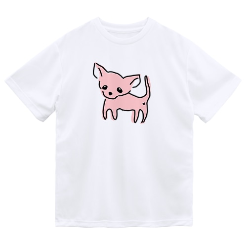 ゆるチワワ（ピンク） Dry T-Shirt