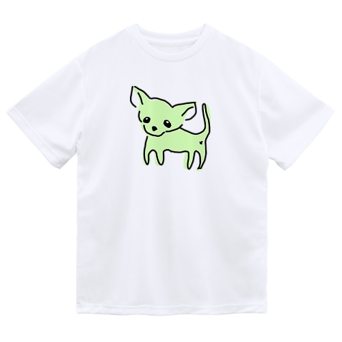 ゆるチワワ（グリーン） Dry T-Shirt