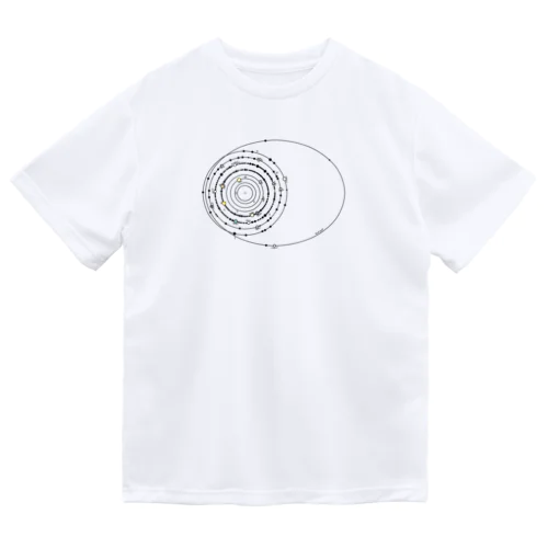 太陽系の衛星 Dry T-Shirt