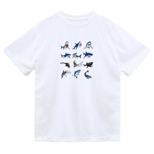 サメ詰め合わせ Dry T-Shirt