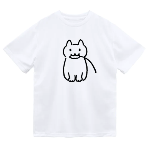 ねこじゃらしとネコ　シンプル Dry T-Shirt