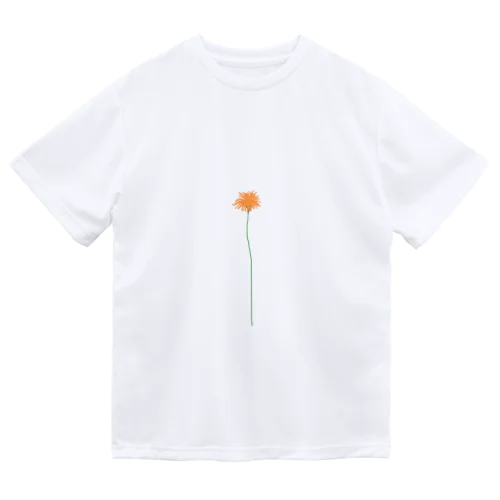 オレンジフラワー Dry T-Shirt