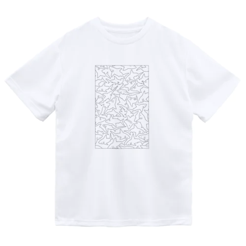 たくさんのサメ01 Dry T-Shirt