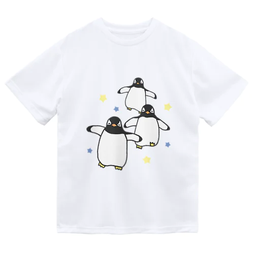 ジェンツーペンギンの襲来 ドライTシャツ