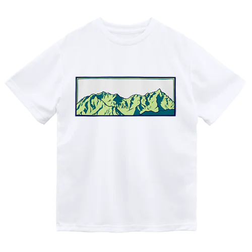 槍穂高連峰A ドライTシャツ