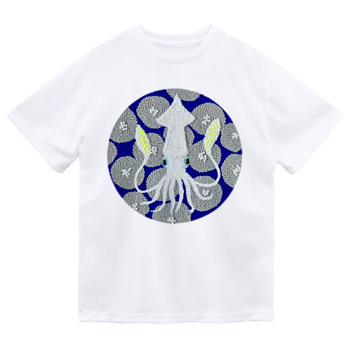 パンチニードル烏賊 Dry T-Shirt