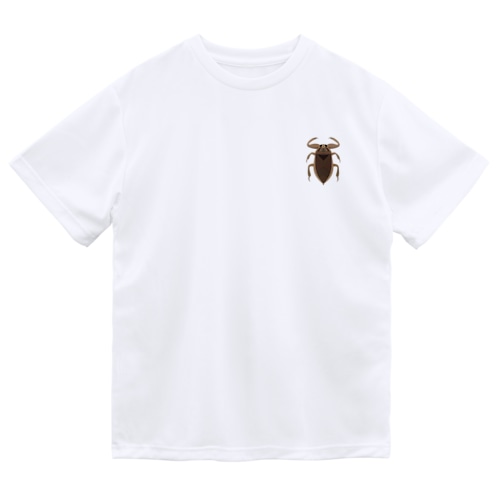 [☆両面] ゲンゴロウどっち【視力検査表パロディ】 Dry T-Shirt