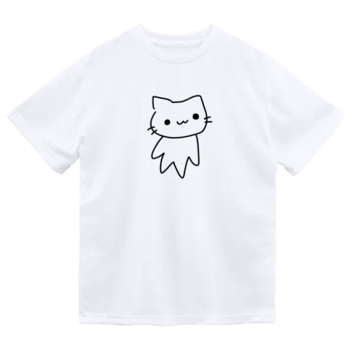 ねこ　（ふつう） ドライTシャツ