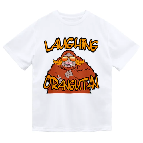LAUGHING ORANGUTAN ドライTシャツ