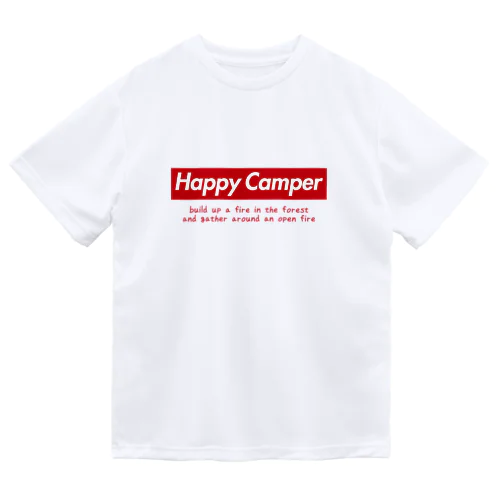 Happy Camper（red） ドライTシャツ