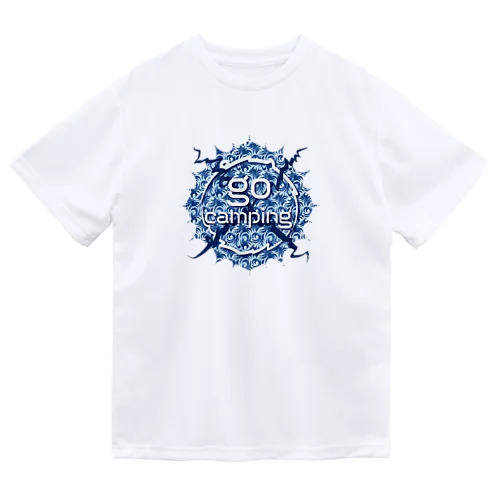 go camping（surf blue） ドライTシャツ