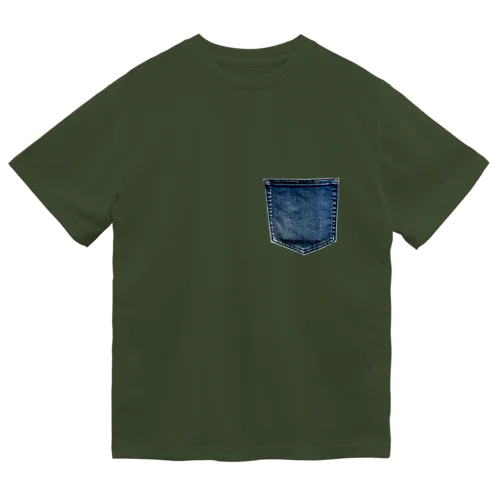 リアルヴィンテージデニムポケット Dry T-Shirt