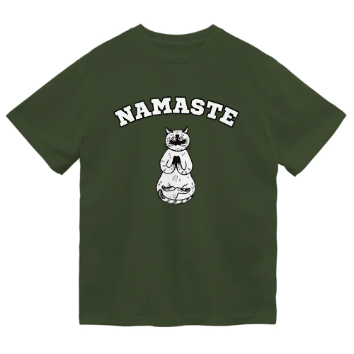 ナマステヨガ猫Tシャツ/yogaねこ Dry T-Shirt