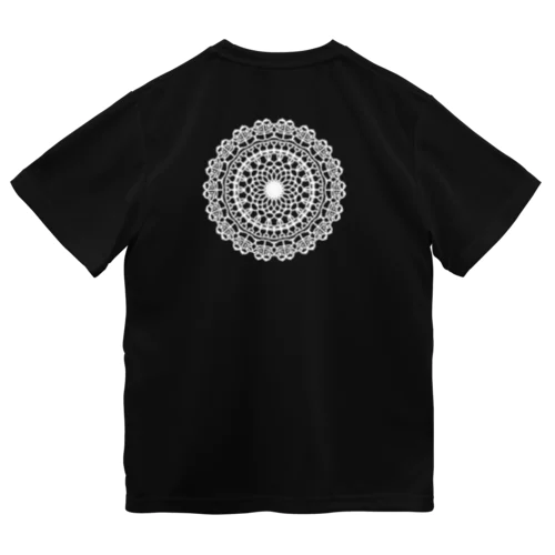 フラワーオブ大天狗(白・背) ドライTシャツ