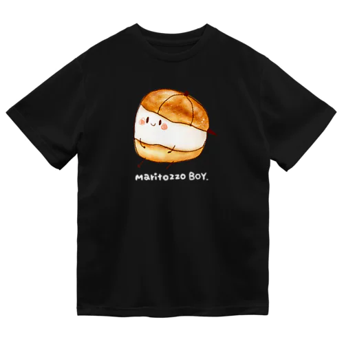 マリトッツォボーイ　白色チョークver ドライTシャツ