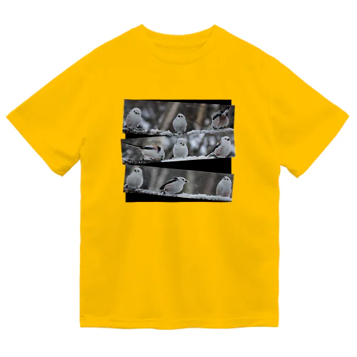 【心とカラダの栄養に】サロベツのシマエナガ Dry T-Shirt