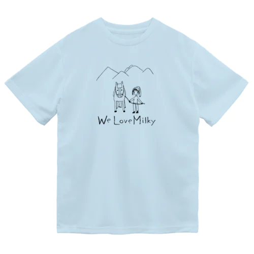 We Love Milky ドライTシャツ