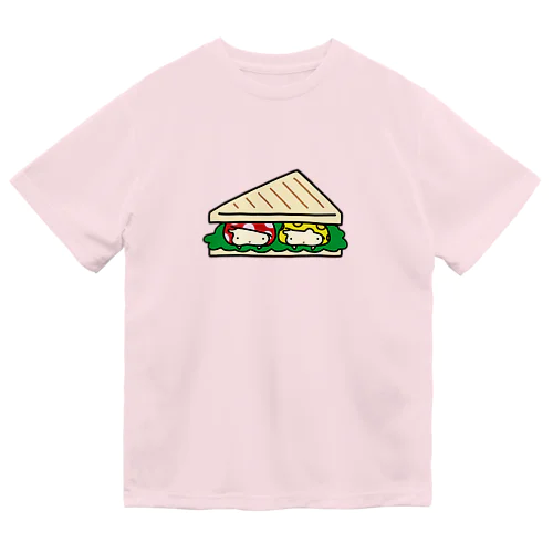 ハムキノコチーズサンド ドライTシャツ