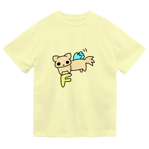 羽の生えた空飛ぶチワワ Dry T-Shirt