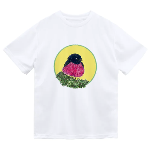 スズメ (Pink Robin) ドライTシャツ