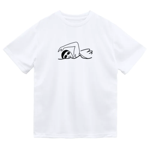 泳ぐ人（スイマー） Dry T-Shirt