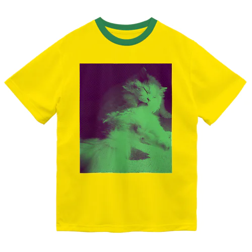 CAT サイケデリック ドライTシャツ