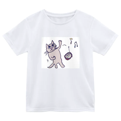 ダンシング★キャット ドライTシャツ