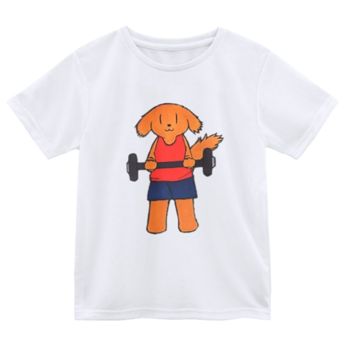 フィットネスわんこ 上げる Dry T-Shirt