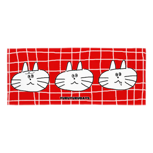 NEKO　NEKO　NEKO Face Towel