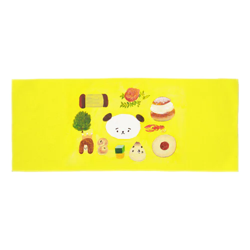 北欧に思いをはせる犬くん Face Towel