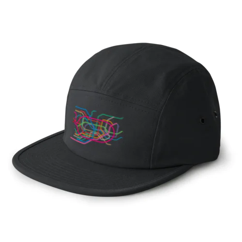 東京地下鉄路線図-東京メトロ路線図 ROUTE MAP TOKYO METROPOLITAN AREA- 5 Panel Cap