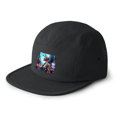 Cyberpunk giraffe 5 Panel Cap