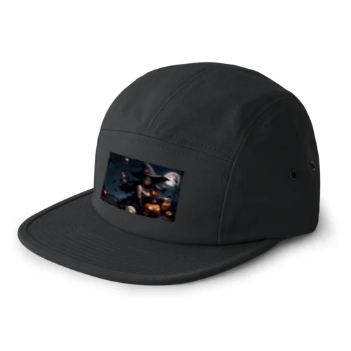 ハロウィン　魔女 5 Panel Cap