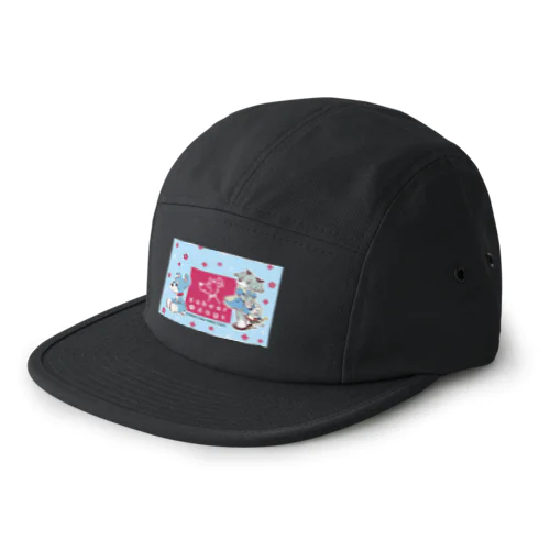 sabeardogs_キービジュアル_グッズ 5 Panel Cap