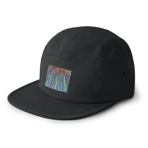 サイケデリックな林 5 Panel Cap