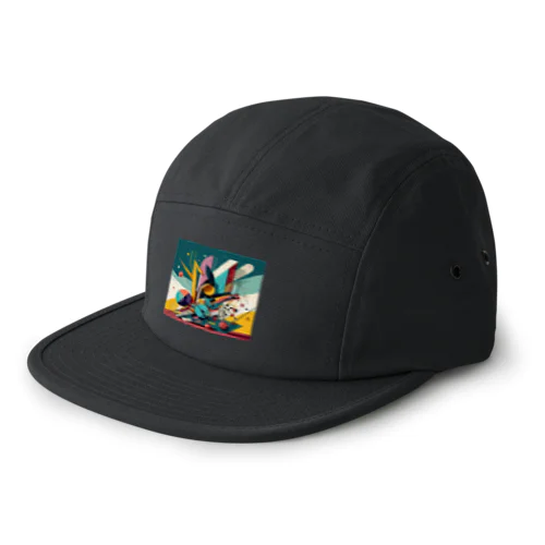 ガラクタアート 5 Panel Cap