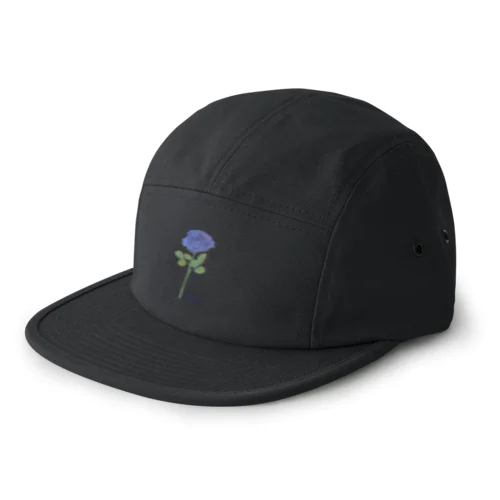 夢叶う青い薔薇 5 Panel Cap