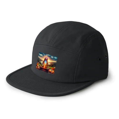 The balance of the soul resonating with nature. 5 Panel Cap