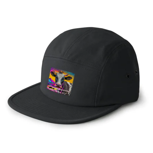 animal welfare cow 5 Panel Cap