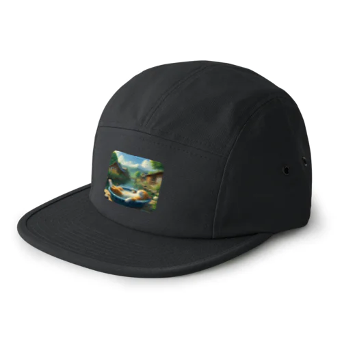 眠りネコ 5 Panel Cap