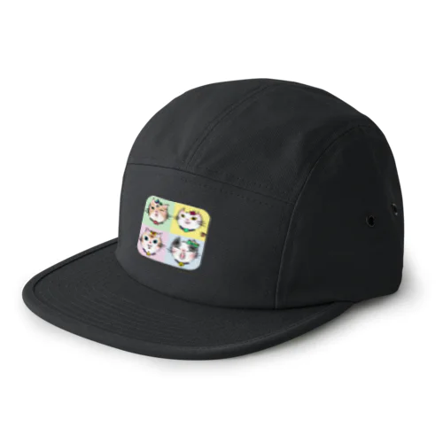 保護猫　名言１小さな愛 5 Panel Cap