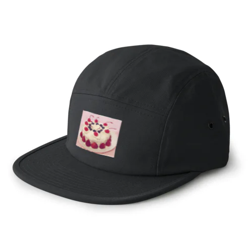 Cherry cake 5 Panel Cap