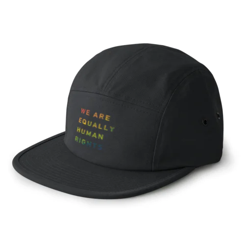 WE ARE EQUALLY HUMAN RIGHTS 5 Panel Cap