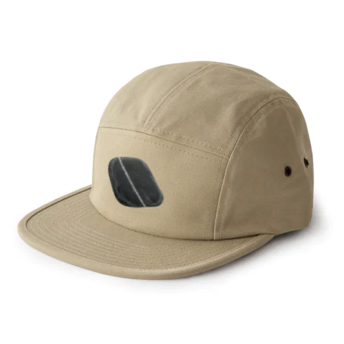 flat stone with white lines　 5 Panel Cap