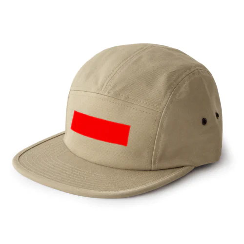 四角い赤いやつ 5 Panel Cap