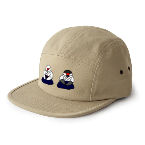 正座の弓道部んちょたち① 5 Panel Cap