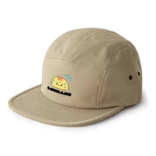 汗をかくオムかめ 5 Panel Cap