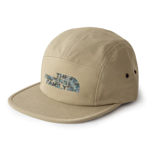 CAMPERS FAMILY02(BLCAMO) 5 Panel Cap